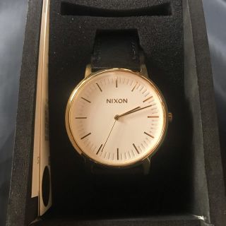 ニクソン(NIXON)の[ニクソン] 腕時計 Porter Leather Gold/Black (腕時計(アナログ))