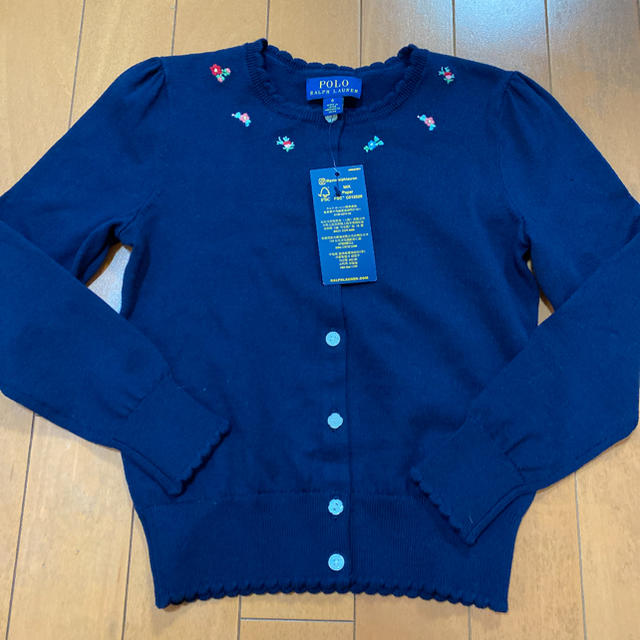 POLO RALPH LAUREN(ポロラルフローレン)のラルフローレンの小花　カーディガン　新品　120 80%オフ キッズ/ベビー/マタニティのキッズ服女の子用(90cm~)(カーディガン)の商品写真