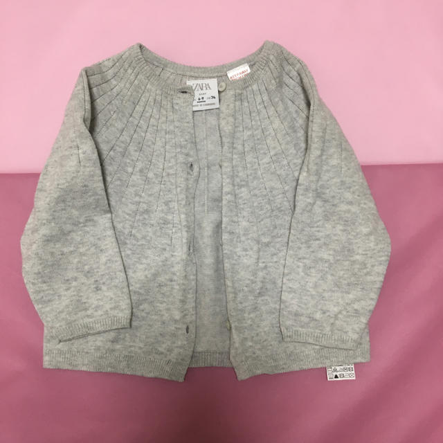 ZARA KIDS(ザラキッズ)のカーディガン キッズ/ベビー/マタニティのベビー服(~85cm)(カーディガン/ボレロ)の商品写真