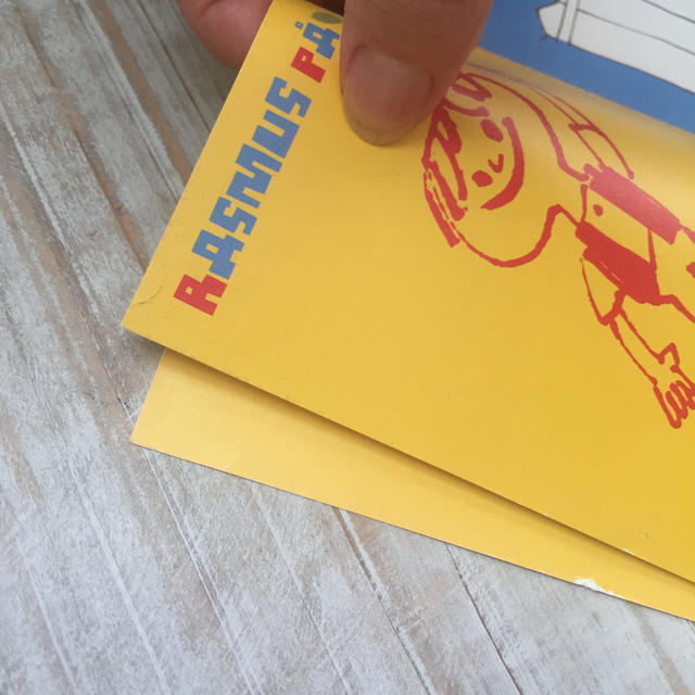スウェーデン映画 ポストカード 100%オレンジ ラスムス君 エンタメ/ホビーのアニメグッズ(カード)の商品写真