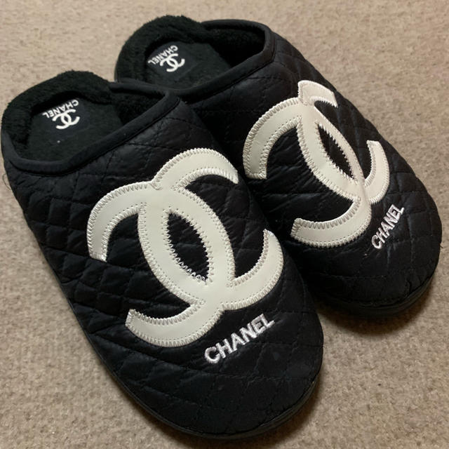 CHANEL(シャネル)のCHANEL スリッパ  中古 美品 インテリア/住まい/日用品のインテリア小物(スリッパ/ルームシューズ)の商品写真