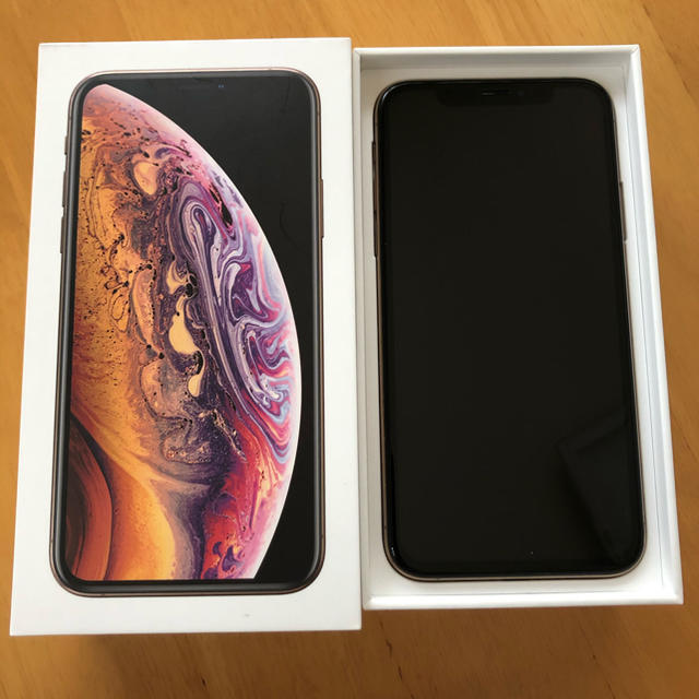 iPhoneXS 64GB シムフリー 利用制限○ 極美品 バッテリー91%