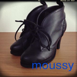 マウジー(moussy)のmoussy♡レースアップブーティ(ブーツ)