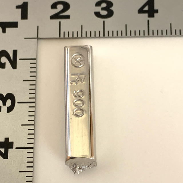 P t 900*二分角*角棒 *プラチナ地金*P T*メーカー品 | www P t 900*二分角*角棒 *プラチナ地金*P T*メーカー品 | www