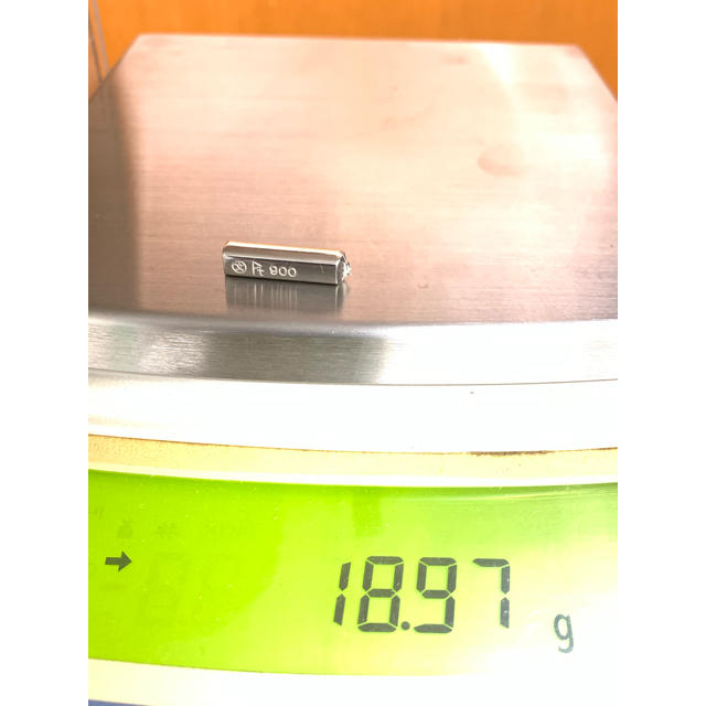 P t 900*二分角*角棒 *プラチナ地金*P T*メーカー品 - 素材/材料 P t 900*二分角*角棒 *プラチナ地金*P T*メーカー品 - 素材/材料