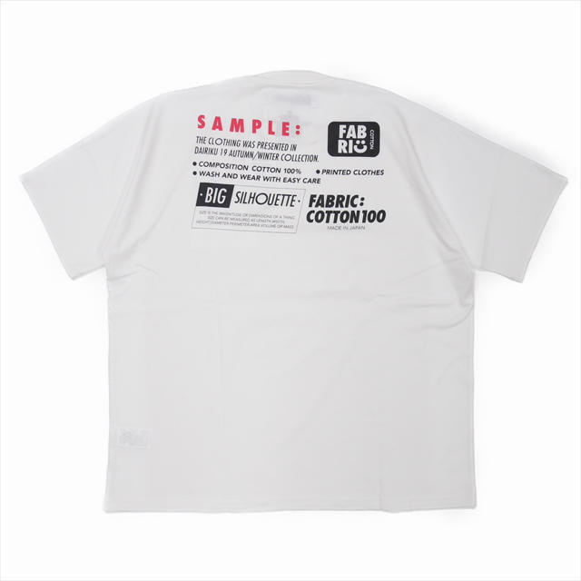 UNUSED(アンユーズド)のDAIRIKU 19AWテーピング Tシャツ L 新品 メンズのトップス(Tシャツ/カットソー(半袖/袖なし))の商品写真