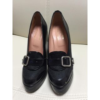 カルヴェン(CARVEN)のCARVEN 黒 351/2 送料込(ハイヒール/パンプス)