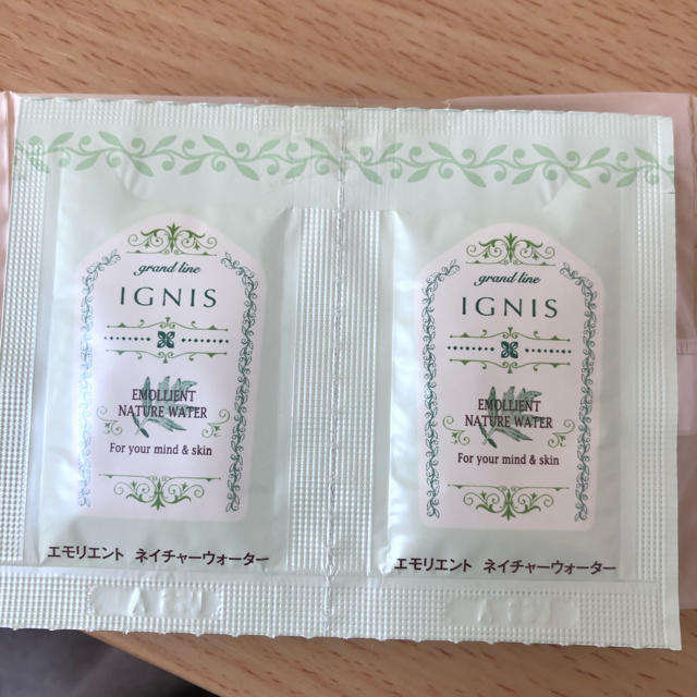 ALBION(アルビオン)のIGNIS 乳液化粧水コットン コスメ/美容のキット/セット(サンプル/トライアルキット)の商品写真