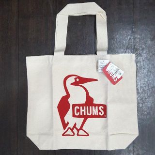 チャムス(CHUMS)のCHUMS（チャムス）キャンバストートバッグ；レッド(トートバッグ)