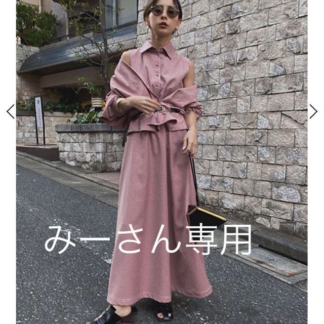 ロングワンピース/マキシワンピースGENTLEWOMAN OVERLAP DRESS 最終値下げ