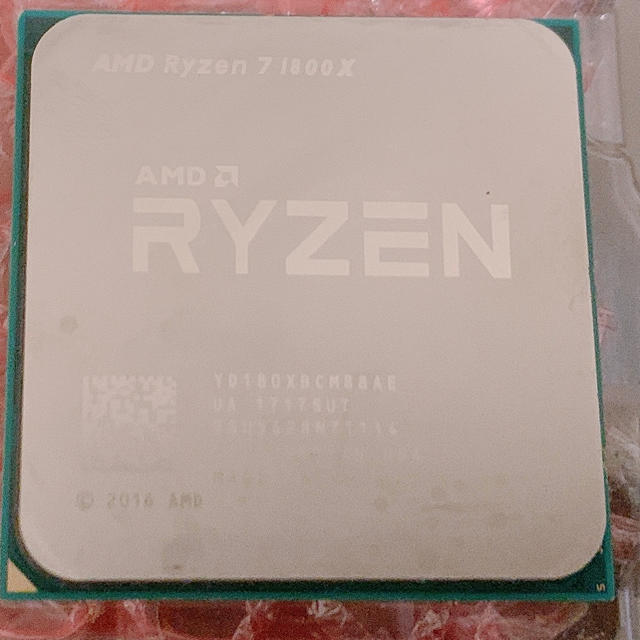 ryzen7 1800x ジャンク扱い スマホ/家電/カメラのPC/タブレット(PCパーツ)の商品写真