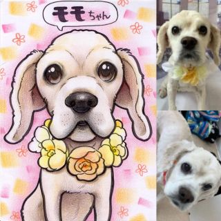 ★ペット似顔絵(サンプル)★(犬)