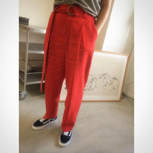 BEAUTY&YOUTH UNITED ARROWS(ビューティアンドユースユナイテッドアローズ)のroku belt pants レディースのパンツ(カジュアルパンツ)の商品写真