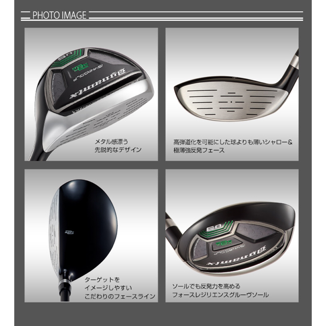 WORKSGolfの希少な【新型】希少な#7番UTでパーオン量産! ダイナミクス7UT 三菱飛匠シャフト