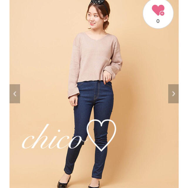 who's who Chico(フーズフーチコ)の新品格安♡チコ♡短丈リブ2wayトップス レディースのトップス(カットソー(長袖/七分))の商品写真