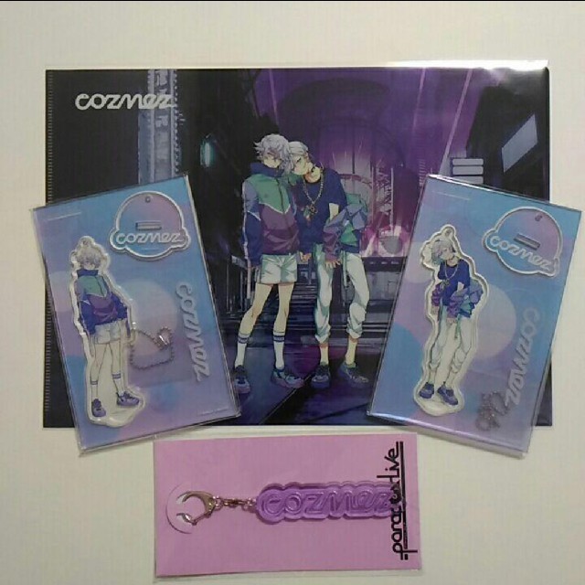 新品　ParadoxLive　 矢戸乃上那由汰 珂波汰 cozmez　4点セット エンタメ/ホビーのおもちゃ/ぬいぐるみ(キャラクターグッズ)の商品写真