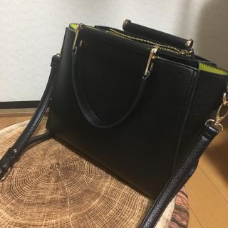 ジーナシス(JEANASIS)のイエローバイカラーBAG(ショルダーバッグ)