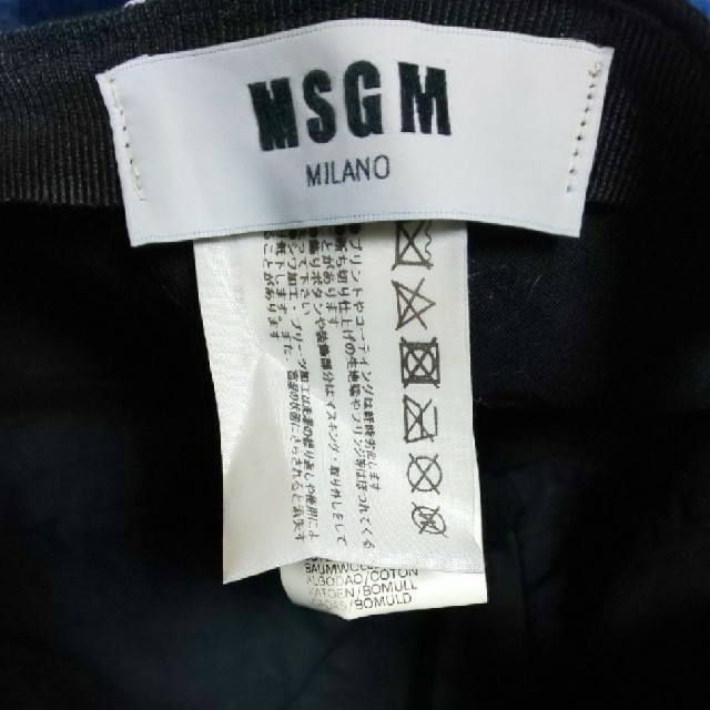 正規品 希少 MSGMキャップ  ユニセックス