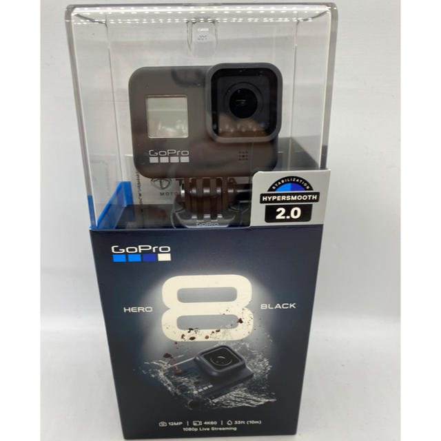 GoPro(ゴープロ)の【新品未開封・送料無料】GoPro HERO8 BLACK スマホ/家電/カメラのカメラ(コンパクトデジタルカメラ)の商品写真