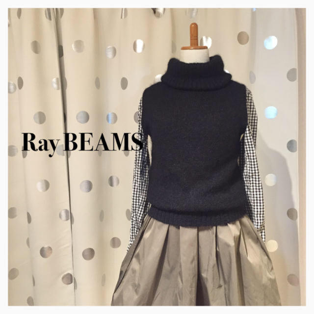 BEAMS(ビームス)のBEAMSニットベスト レディースのトップス(ニット/セーター)の商品写真