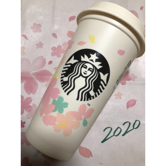 Starbucks Coffee(スターバックスコーヒー)のスターバックス　SAKURA 2020 リユーザブルカップ　473ｍl スタバ インテリア/住まい/日用品のキッチン/食器(タンブラー)の商品写真