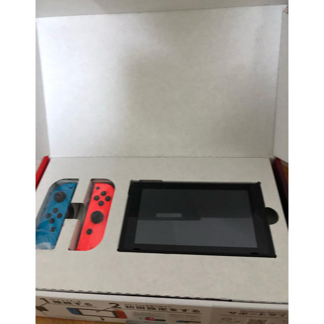 新型 ニンテンドースイッチ 本体 美品 switch ネオン 任天堂