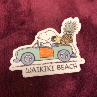 スヌーピー(SNOOPY)のWAIKIKI💗スヌーピー(しおり/ステッカー)