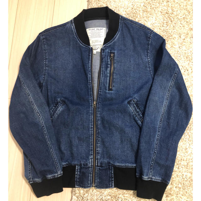 DENIM BOMBER JACKET TYPE MA-1 アヴィレックス