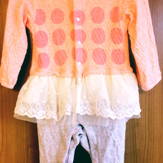 ベビー cute♥︎ロンパース♥︎ キッズ/ベビー/マタニティのベビー服(~85cm)(ロンパース)の商品写真