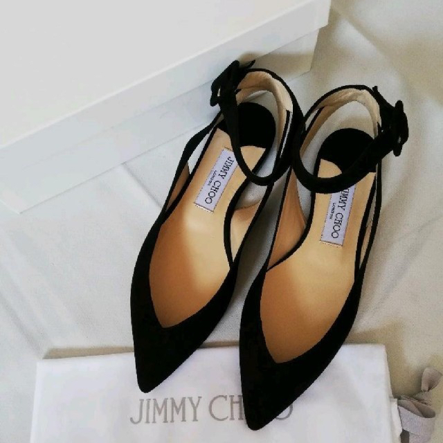 JIMMY CHOO(ジミーチュウ)のshoko様　Jimmy Choo LOU スエードパンプス レディースの靴/シューズ(バレエシューズ)の商品写真