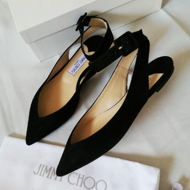 JIMMY CHOO(ジミーチュウ)のshoko様　Jimmy Choo LOU スエードパンプス レディースの靴/シューズ(バレエシューズ)の商品写真