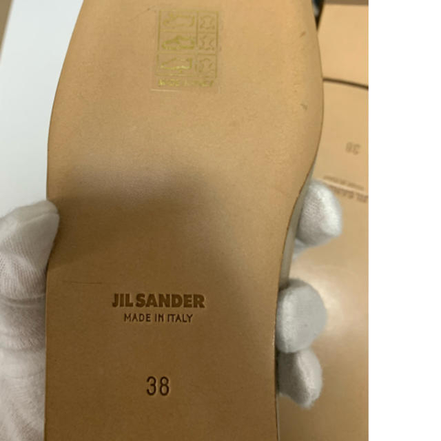 Jil Sander(ジルサンダー)の価格交渉OK！JIL SANDE ジルサンダーフラットシューズブラウンit38 レディースの靴/シューズ(バレエシューズ)の商品写真