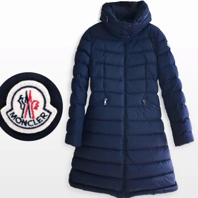 ☆美品☆ クリーニング済み☆モンクレール　MONCLER フラメッテ　ネイビー1