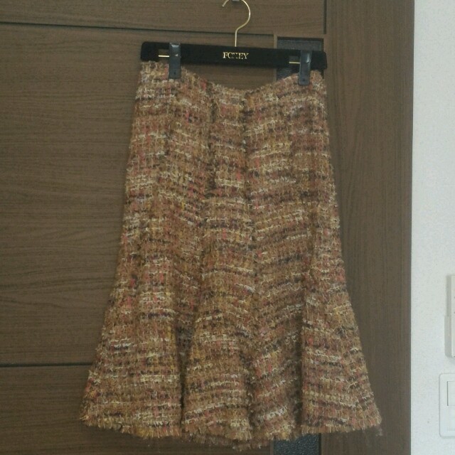 EPOCA☆ピンクツイードスカート ひざ丈スカート