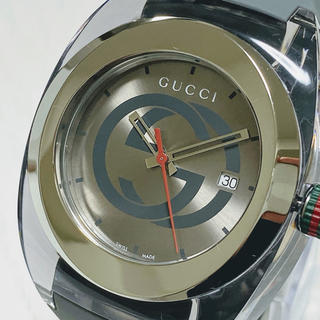 グッチ(Gucci)の◆即購入OK◆新品◆GUCCI SYNC XXL◆クォーツ 灰メンズ腕時計(腕時計(アナログ))