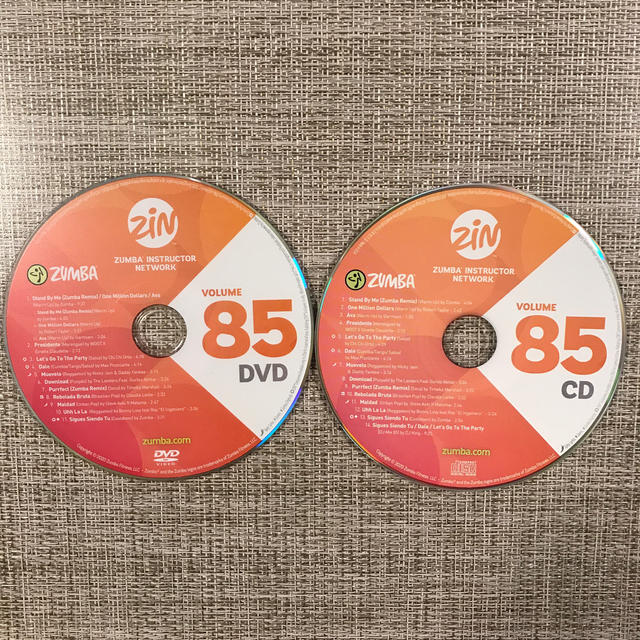 ZUMBA DVD CD 85