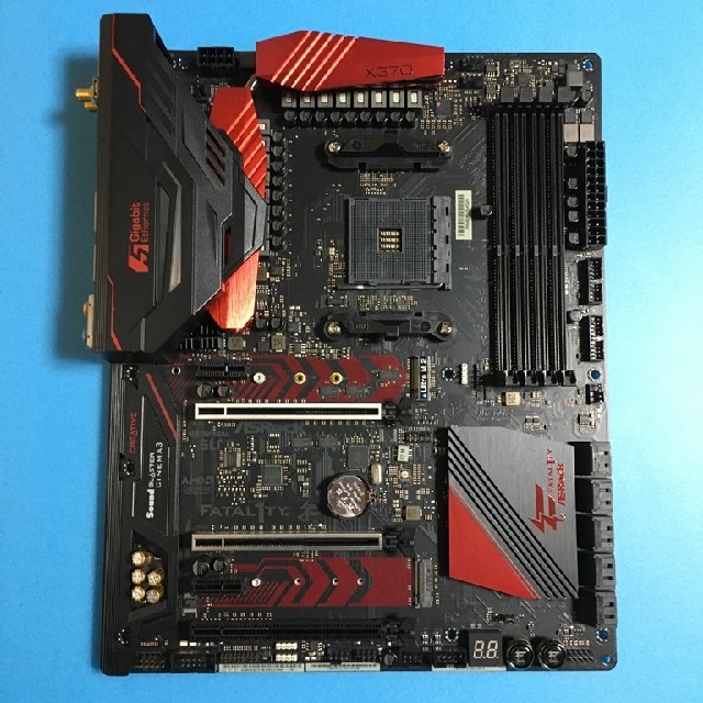 ASRock マザーボード X370 Professional Gaming スマホ/家電/カメラのPC/タブレット(PCパーツ)の商品写真