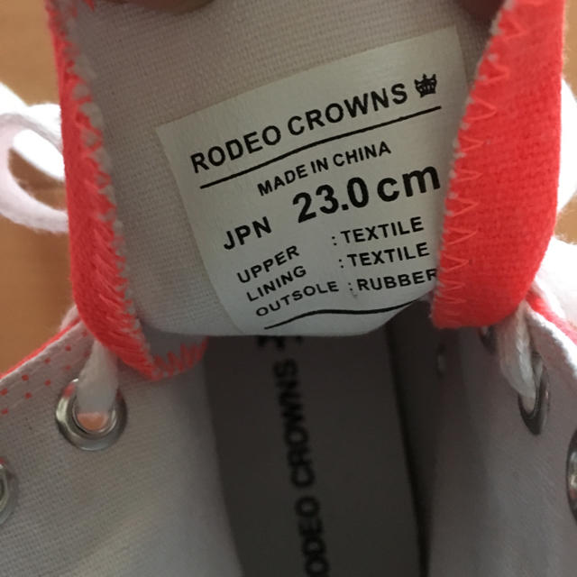 RODEO CROWNS(ロデオクラウンズ)のM様専用 ロデオ ハイカットスニーカー レディースの靴/シューズ(スニーカー)の商品写真