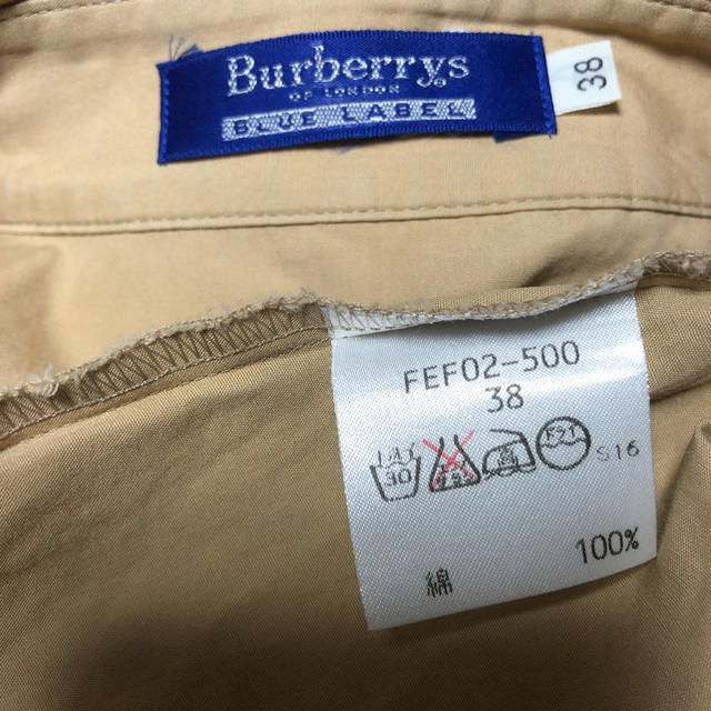 BURBERRY BLUE LABEL(バーバリーブルーレーベル)のバーバリーブルーレーベルブラウス レディースのトップス(シャツ/ブラウス(長袖/七分))の商品写真