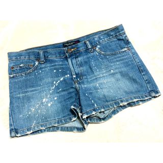 アメリカンイーグル(American Eagle)のアメリカンイーグル　ダメージ加工デニムショートパンツ　サイズ6(ショートパンツ)