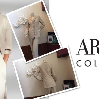 アルマーニ コレツィオーニ(ARMANI COLLEZIONI)のもっと大幅値下げ↓ 定価18万円⭐️出来る女子→春物パンツスーツArmani⭐️(スーツ)