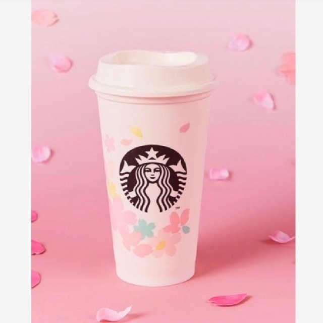 Starbucks Coffee(スターバックスコーヒー)のスターバックス SAKURA2020 リユーザブルカップ 473ml ホワイト インテリア/住まい/日用品のキッチン/食器(グラス/カップ)の商品写真