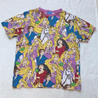ディズニー(Disney)のラプンツェル 総柄Tシャツ(Tシャツ(半袖/袖なし))