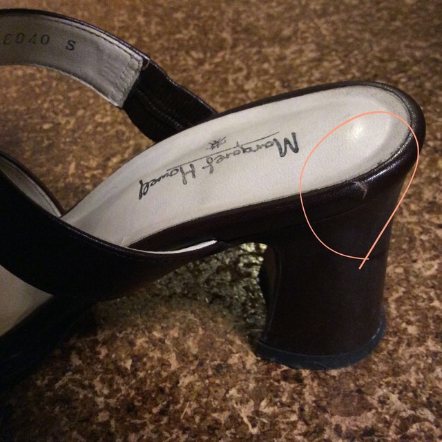 MARGARET HOWELL(マーガレットハウエル)のレザーサンダル レディースの靴/シューズ(サンダル)の商品写真