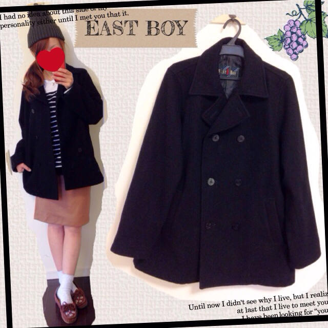 EASTBOY(イーストボーイ)のEAST BOY/定番Pコート レディースのジャケット/アウター(ピーコート)の商品写真