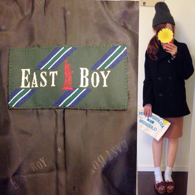 EASTBOY(イーストボーイ)のEAST BOY/定番Pコート レディースのジャケット/アウター(ピーコート)の商品写真