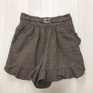 マジェスティックレゴン(MAJESTIC LEGON)のマジェスティックレゴン ドットフリルショートパンツ(ショートパンツ)