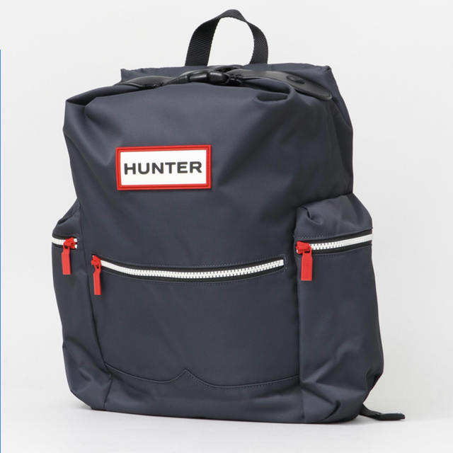 HUNTER(ハンター)の【期間限定値下げ】HUNTER ナイロンバックパック　ネイビー　新品 キッズ/ベビー/マタニティのマタニティ(マザーズバッグ)の商品写真