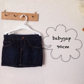 ベビーギャップ(babyGAP)のbabygapデニムミニスカート90cm(スカート)