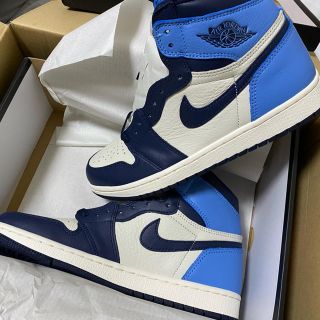 ナイキ(NIKE)のJORDAN 1 RETRO HIGH OG  Obsidian 27cm(スニーカー)